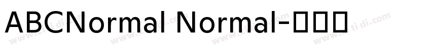 ABCNormal Normal字体转换
